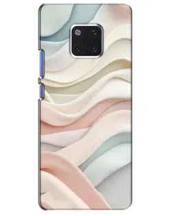 Чехол для Huawei Mate 20 Pro (LYA-L09, LYA-L29) с картинкой «Пастельные нежные волны»
