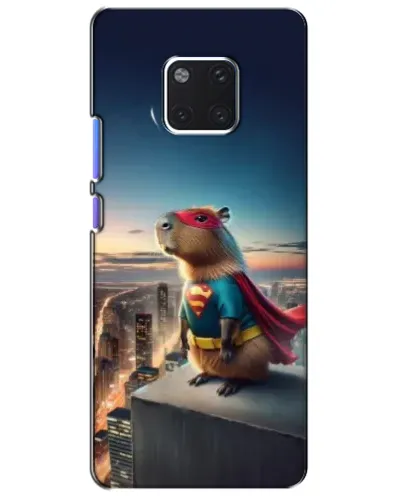 Чехол для Huawei Mate 20 Pro (LYA-L09, LYA-L29) с картинкой «Капи-мен супергерой» Чехол для Huawei Mate 20 Pro (LYA-L09, LYA-L29) с картинкой «Капи-мен супергерой»