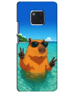 Чохол для Huawei Mate 20 Pro (LYA-L09, LYA-L29) з картинкою «Морська капібара»