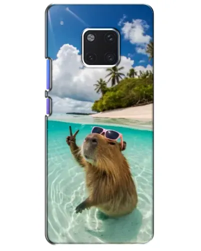 Чехол для Huawei Mate 20 Pro (LYA-L09, LYA-L29) с картинкой «Капибара на море» Чехол для Huawei Mate 20 Pro (LYA-L09, LYA-L29) с картинкой «Капибара на море»