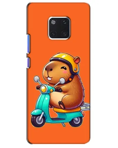 Чехол для Huawei Mate 20 Pro (LYA-L09, LYA-L29) с картинкой «Капибара на скутере» Чехол для Huawei Mate 20 Pro (LYA-L09, LYA-L29) с картинкой «Капибара на скутере»
