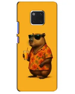 Чохол для Huawei Mate 20 Pro (LYA-L09, LYA-L29) з картинкою «Капібара на відпочинку»