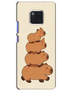 Чохол для Huawei Mate 20 Pro (LYA-L09, LYA-L29) з картинкою «Вежа з капібар»
