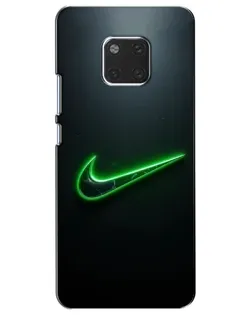 Чехол для Huawei Mate 20 (HMA-L09, HMA-L29) с картинкой «Неоновый контур Nike»