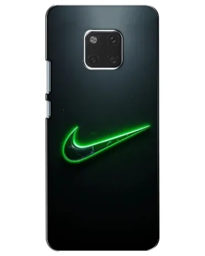 Чехол для Huawei Mate 20 (HMA-L09, HMA-L29) с картинкой «Неоновый контур Nike»