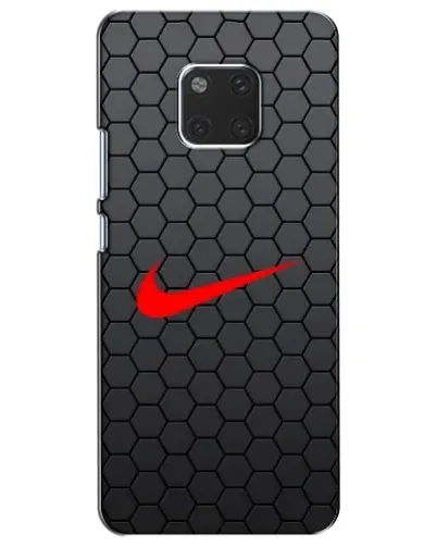 Чехол для Huawei Mate 20 (HMA-L09, HMA-L29) с картинкой «Nike — карбоновая сетка»