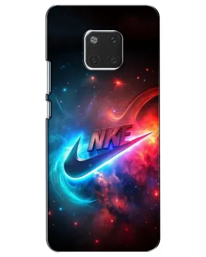 Чехол для Huawei Mate 20 (HMA-L09, HMA-L29) с картинкой «Огненный логотип Nike»