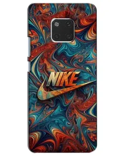 Чехол для Huawei Mate 20 (HMA-L09, HMA-L29) с картинкой «Nike в абстракции»