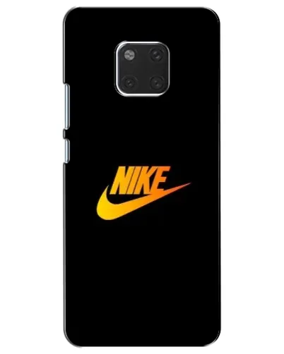 Чехол для Huawei Mate 20 (HMA-L09, HMA-L29) с картинкой «Золотой логотип Nike»