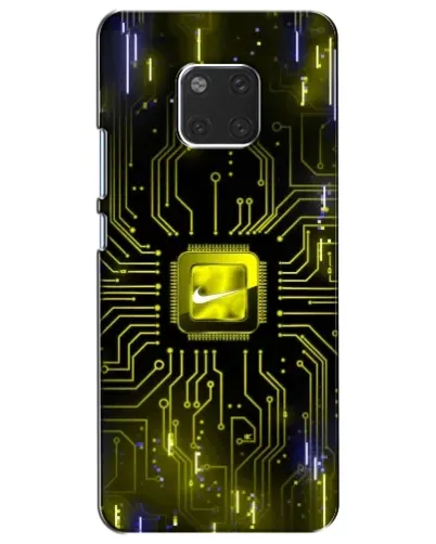 Чехол для Huawei Mate 20 (HMA-L09, HMA-L29) с картинкой «Nike — золотая искра»