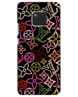 Чехол для Huawei Mate 20 (HMA-L09, HMA-L29) с картинкой «Неоновый микс Nike»