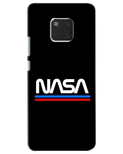Чехол для Huawei Mate 20 (HMA-L09, HMA-L29) с картинкой «NASA — классика Red Blue» Чехол для Huawei Mate 20 (HMA-L09, HMA-L29) с картинкой «NASA — классика Red Blue»