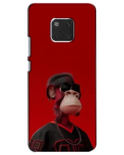Чехол для Huawei Mate 20 (HMA-L09, HMA-L29) с картинкой «Bored Ape в красном»
