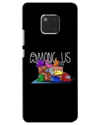 Чехол для Huawei Mate 20 (HMA-L09, HMA-L29) с картинкой «Логотип Among Us»