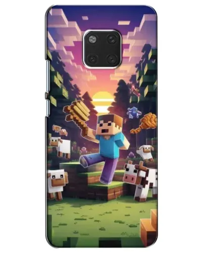 Чехол для Huawei Mate 20 (HMA-L09, HMA-L29) с картинкой «Стив на ферме» Чехол для Huawei Mate 20 (HMA-L09, HMA-L29) с картинкой «Стив на ферме»