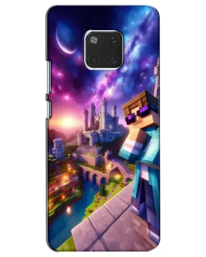 Чехол для Huawei Mate 20 (HMA-L09, HMA-L29) с картинкой «Стив и космос» Чехол для Huawei Mate 20 (HMA-L09, HMA-L29) с картинкой «Стив и космос»