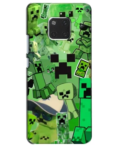 Чехол для Huawei Mate 20 (HMA-L09, HMA-L29) с картинкой «Криперы Minecraft» Чехол для Huawei Mate 20 (HMA-L09, HMA-L29) с картинкой «Криперы Minecraft»