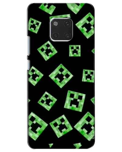 Чехол для Huawei Mate 20 (HMA-L09, HMA-L29) с картинкой «Паттерн с криперами» Чехол для Huawei Mate 20 (HMA-L09, HMA-L29) с картинкой «Паттерн с криперами»
