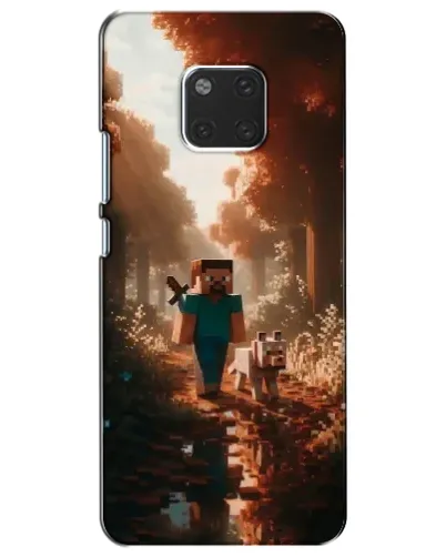 Чехол для Huawei Mate 20 (HMA-L09, HMA-L29) с картинкой «Стив в лесу» Чехол для Huawei Mate 20 (HMA-L09, HMA-L29) с картинкой «Стив в лесу»