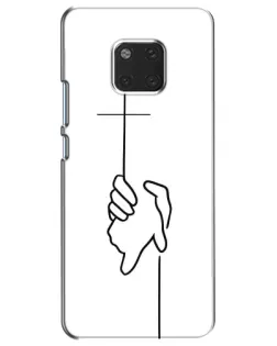 Чехол для Huawei Mate 20 (HMA-L09, HMA-L29) с картинкой «Рука держит» Чехол для Huawei Mate 20 (HMA-L09, HMA-L29) с картинкой «Рука держит»