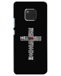 Чехол для Huawei Mate 20 (HMA-L09, HMA-L29) с картинкой «Текстовый крест» Чехол для Huawei Mate 20 (HMA-L09, HMA-L29) с картинкой «Текстовый крест»