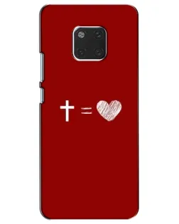 Чехол для Huawei Mate 20 (HMA-L09, HMA-L29) с картинкой «Уравнение любви» Чехол для Huawei Mate 20 (HMA-L09, HMA-L29) с картинкой «Уравнение любви»