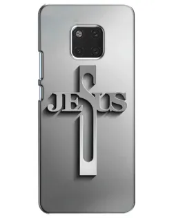 Чехол для Huawei Mate 20 (HMA-L09, HMA-L29) с картинкой «Металлический крест Jesus» Чехол для Huawei Mate 20 (HMA-L09, HMA-L29) с картинкой «Металлический крест Jesus»