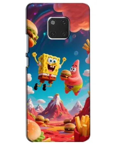 Чехол для Huawei Mate 20 (HMA-L09, HMA-L29) с картинкой «Космический фастфуд» Чехол для Huawei Mate 20 (HMA-L09, HMA-L29) с картинкой «Космический фастфуд»