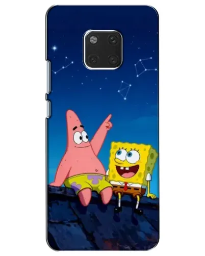 Чехол для Huawei Mate 20 (HMA-L09, HMA-L29) с картинкой «Губка Боб и Патрик ночью» Чехол для Huawei Mate 20 (HMA-L09, HMA-L29) с картинкой «Губка Боб и Патрик ночью»