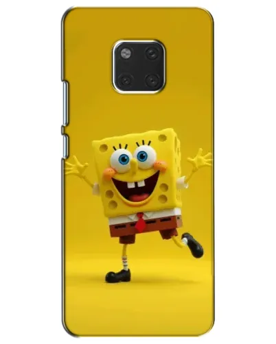 Чехол для Huawei Mate 20 (HMA-L09, HMA-L29) с картинкой «Позитивный Губка Боб» Чехол для Huawei Mate 20 (HMA-L09, HMA-L29) с картинкой «Позитивный Губка Боб»