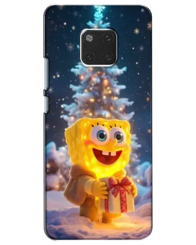 Чехол для Huawei Mate 20 (HMA-L09, HMA-L29) с картинкой «Рождественский Спанч Боб» Чехол для Huawei Mate 20 (HMA-L09, HMA-L29) с картинкой «Рождественский Спанч Боб»