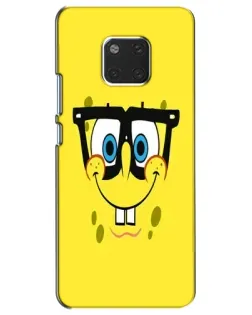 Чехол для Huawei Mate 20 (HMA-L09, HMA-L29) с картинкой «Минималистичный Спанч Боб» Чехол для Huawei Mate 20 (HMA-L09, HMA-L29) с картинкой «Минималистичный Спанч Боб»