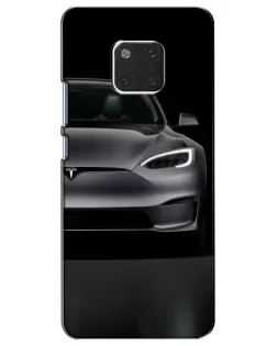 Чехол для Huawei Mate 20 (HMA-L09, HMA-L29) с картинкой «Tesla Model S Look»