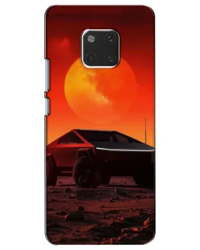 Чехол для Huawei Mate 20 (HMA-L09, HMA-L29) с картинкой «Cybertruck на Марсе»
