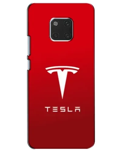 Чехол для Huawei Mate 20 (HMA-L09, HMA-L29) с картинкой «Tesla Red Classic»