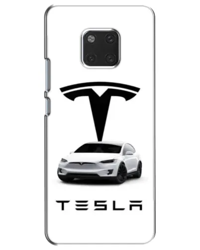 Чехол для Huawei Mate 20 (HMA-L09, HMA-L29) с картинкой «Tesla White Style»