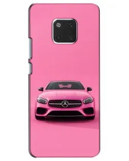Чехол для Huawei Mate 20 (HMA-L09, HMA-L29) с картинкой «Розовый Mercedes AMG»