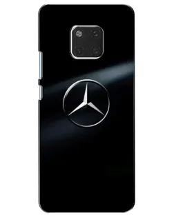 Чехол для Huawei Mate 20 (HMA-L09, HMA-L29) с картинкой «Mercedes на металле»