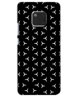 Чехол для Huawei Mate 20 (HMA-L09, HMA-L29) с картинкой «Mercedes паттерн звезд»