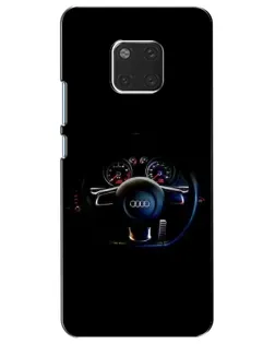 Чехол для Huawei Mate 20 (HMA-L09, HMA-L29) с картинкой «Салон Audi — руль»