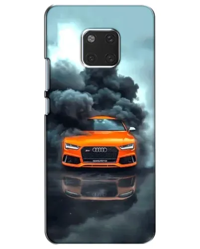 Чехол для Huawei Mate 20 (HMA-L09, HMA-L29) с картинкой «Audi в облаках дыма»