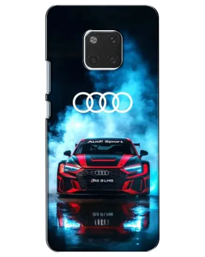 Чехол для Huawei Mate 20 (HMA-L09, HMA-L29) с картинкой «Audi Sport — неон»