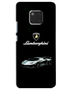 Чехол для Huawei Mate 20 (HMA-L09, HMA-L29) с картинкой «Логотип Lamborghini классика»
