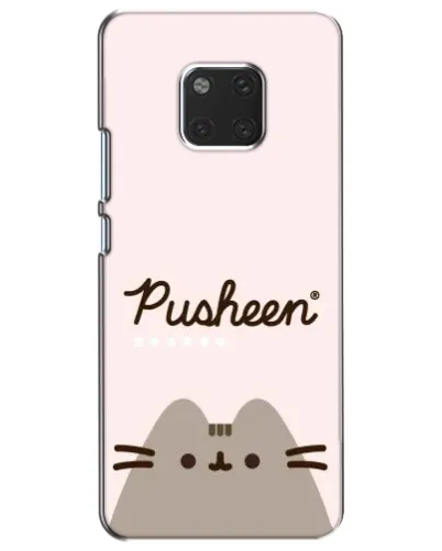 Чохол для Huawei Mate 20 (HMA-L09, HMA-L29) з картинкою «Pusheen логотип»