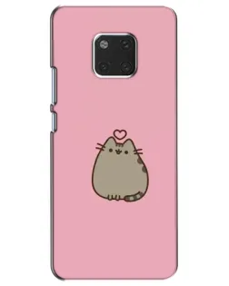 Чохол для Huawei Mate 20 (HMA-L09, HMA-L29) з картинкою «Pusheen серце»