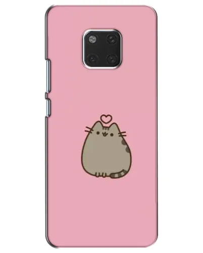 Чохол для Huawei Mate 20 (HMA-L09, HMA-L29) з картинкою «Pusheen серце»