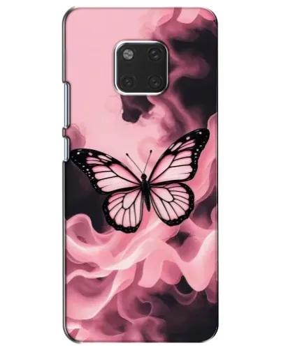 Чехол для Huawei Mate 20 (HMA-L09, HMA-L29) с картинкой «Бабочка в дыму»