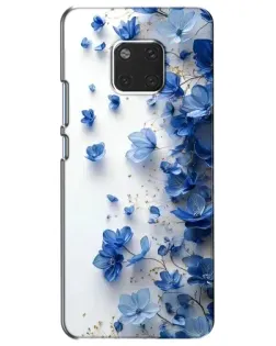 Чехол для Huawei Mate 20 (HMA-L09, HMA-L29) с картинкой «Голубой цветочный каскад» Чехол для Huawei Mate 20 (HMA-L09, HMA-L29) с картинкой «Голубой цветочный каскад»