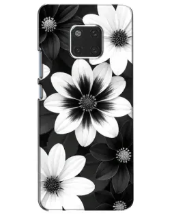 Чехол для Huawei Mate 20 (HMA-L09, HMA-L29) с картинкой «Монохромные астры» Чехол для Huawei Mate 20 (HMA-L09, HMA-L29) с картинкой «Монохромные астры»