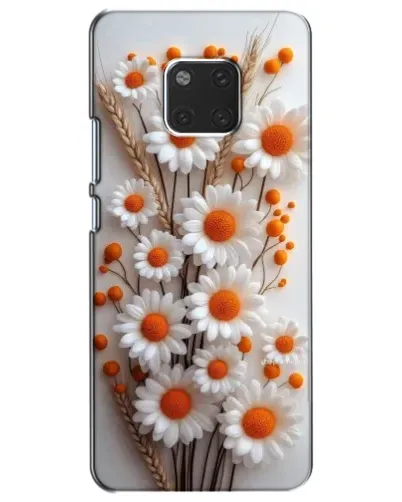 Чехол для Huawei Mate 20 (HMA-L09, HMA-L29) с картинкой «Белые сухоцветы» Чехол для Huawei Mate 20 (HMA-L09, HMA-L29) с картинкой «Белые сухоцветы»